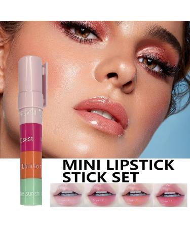 Lip Balm Moisturizing 4 Colors Nourishing Balm for Lips Natural Shine for Fuller Lips Lip Care Accessories Women and Adults - Buy Online on GoSupps.com