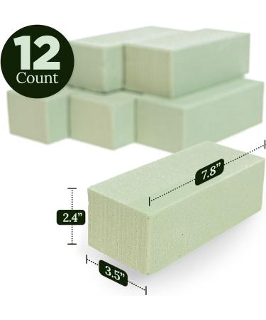 Premium Dry Floral Foam Blocks - 6pk Styrofoam for Flower Arrangements & Crafts - Buy Online on GoSupps.com