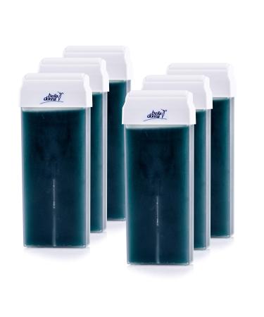 Bella Donna "Pacific Blue" Smooth Roll-On Warm Wax Cartridges for Hair Removal 6 x 100ml -Gentle on Sensitive Skin