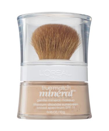 L'Oreal Paris True Match Mineral Loose Powder Foundation Light Ivory, 0.35 Ounce 0.35 Ounce (Pack of 1) Light Ivory