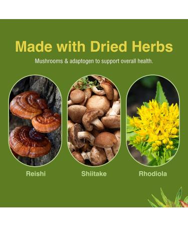 Herbs Etc. Deep Health - Daily Use Adaptogen Supplement - Aids Immune Health & Energy - with Reishi Mushroom - 120 Softgels (120 Servings) 120 Count (Pack of 1) - Buy Online on GoSupps.com