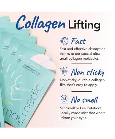 Collagen Eye Patches - Hydrating Anti-Aging Treatment for Dark Circles & Puffiness | Korean Skincare 10 pcs - Buy Online on GoSupps.com