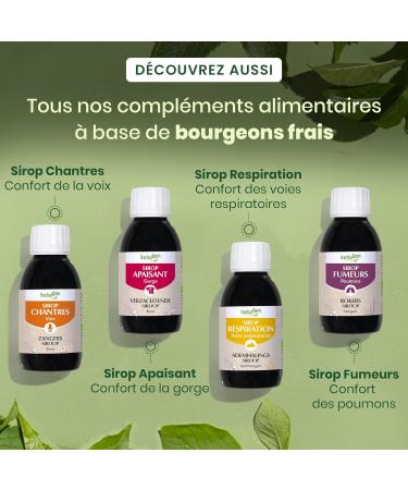 HERBALGEM - Smoking Syrup - Lungs - Breathing Comfort - For Smokers' Wellness - Traditional Recipe - Certified Organic - 250 ml - Buy Online on GoSupps.com