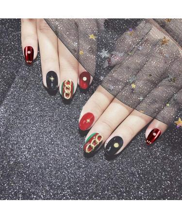 Indexu Rose Gold Rivet 3D Nail Decoration - DIY Mixed Shaped Nail Art Decals Tips (Rose Gold) - Buy Online on GoSupps.com