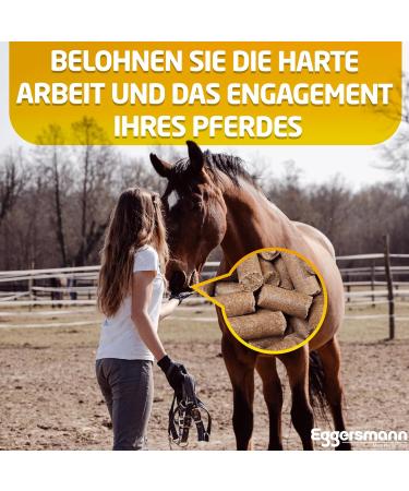 Buy EGGERSMANN 1kg Horse Geckerlis | Natural Banana Carrot Treats | Delicious Rewards for Horses & Ponies | Horse Accessories 1 Pack - Buy Online on GoSupps.com