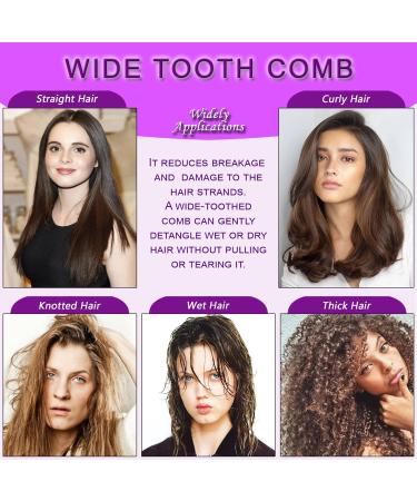 3pk Tail Combs Set - Professional Hair Styling Tools with Wide and Fine Tooth Combs for Sectioning, Braiding, and Foiling - Buy Online on GoSupps.com
