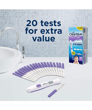 Clearblue Advanced Digital Ovulation Test - 20 Sticks | Easy Ovulation Tracking - Buy Online on GoSupps.com