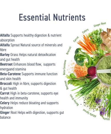  Applied Nutrition Applied Nutrition Critical Greens - Super Greens - Immune System Boosting Powder - Nutritious Superfood Vegan Moringa Powder (150g - 30 servings) (Unflavored) - Buy Online on GoSupps.com