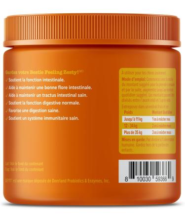 Zesty Paws Probiotic Chews for Dogs - Gut Flora & Immune System Support - Premium DE111 Bacillus subtilis - Pumpkin Flavour - 90 Count Pumpkin 90 Count - Buy Online on GoSupps.com