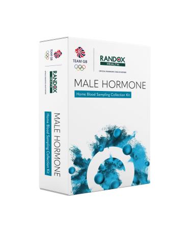 Male Hormone Test | Randox Health | Testosterone Test | Hormone Testing Kit for Men | Testosterone SHBG Oestradiol Prolactin | Personalised Report Included | Health Results in 2-3 Days