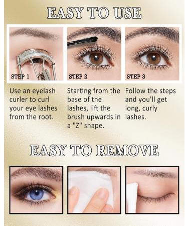 Black Mascara for Older Women 60 Plus Volumizing Mascara Volume and Length for Mature Women with Thinning Lashes Hypoallergenic Prime Mascara Long-Lasting Waterproof Makeup for Sensitive Eyes-01 01 Black - Buy Online on GoSupps.com