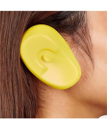 Yellow Ear Protector for Hair Coloring & Baking Oil - Anti-Sticky, Dye Isolation, Ear Care, Earwax Removal - One Size - Buy Online on GoSupps.com
