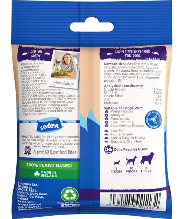 Soopa Apple & Blueberry Healthy Bites 50 g (Pack of 1) - Buy Online on GoSupps.com