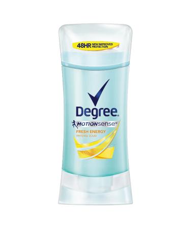 Degree Women Antiperspirant Deodorant Stick, Fresh Energy, 2.6 Ounce (Pack of 2)