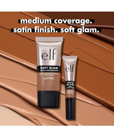 e.l.f. Soft Glam Satin Correcteur couvrance moyenne pour les impuret s et le contour des yeux ne se d pose pas durable v g talien et sans cruaut envers les animaux 33 Medium Warm - Buy Online on GoSupps.com