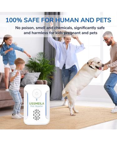 6 Pack Ultrasonic Pest Repeller Plug-In for Indoor Pest Control - Repels Insects, Roaches, Mice, Spiders, and Mosquitoes - Ideal for Home, Garage, Warehouse, and Office - Buy Online on GoSupps.com