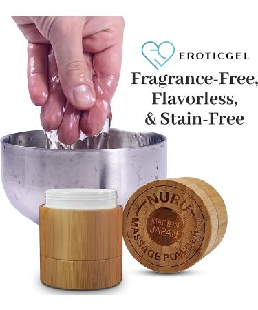 Nuru Massage Gel Therapy Powder 40g Sumire Edition | Nori Seaweed & Aloe Vera | Made in Japan | Paraben & Glycerine Free | 1.05 gal | Colourless - Buy Online on GoSupps.com