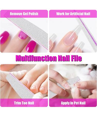 30pcs 100/180 Grit Nail Files Set FANDAMEI Professional Nail File with Double Sided Emery Board for Nail Grooming and Styling Nail Buffing Files Manicure Tools for Natural Nails Care Salon Use 30 Count (Pack of 1) 30.0 - Buy Online on GoSupps.com