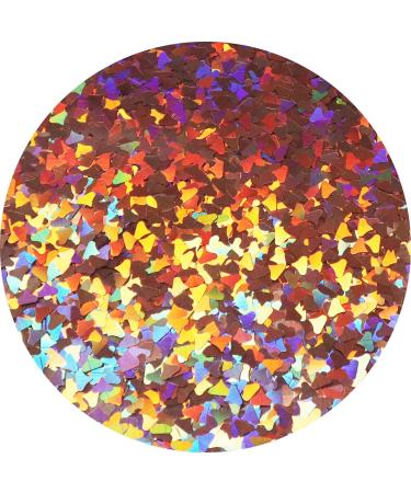 Hemway Ultra Schlitter 1/5 0.2 5mm - Chocolate Bar Shaped Glitter for Art Crafts & Cosmetics - 50g Bronze Holographic Glitter - Buy Online on GoSupps.com