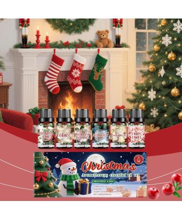  Dranng Set of 6 Scented Oil Candles Christmas Winter Autumn Air Freshener for Purifier Soap Making Meditation Candle Making Spa - Buy Online on GoSupps.com