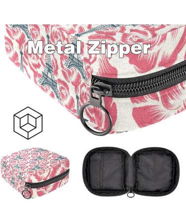 Shop Stylish Women's Binding-Up Bags | Parisian Eiffel Tower & Roses Pattern | Tampon Storage & Menstrual Bags - Zezenb cken - Buy Online on GoSupps.com