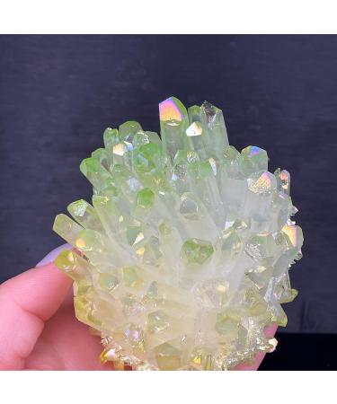 Natural Electroplating Quartz Cluster MeditationHome DecorationStone Crystal Cluster - Buy Online on GoSupps.com