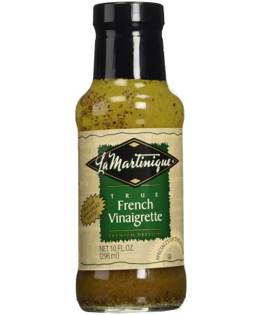LA MARTINIQUE True French Vinaigrette Dressing 10oz (Pack of 6 Bottles)