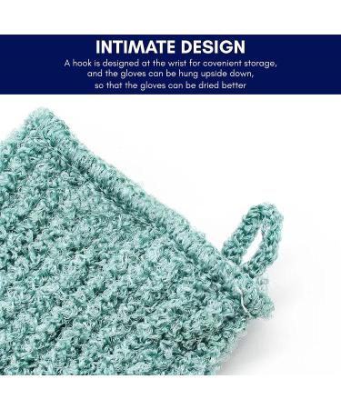 Exfoliating Shower Gloves - 10 Pairs for Beauty Spa, Skin Massage, Dead Skin Cells Remover - Body Scrub Gloves in 5 Colors - Buy Online on GoSupps.com
