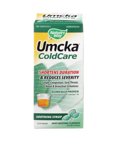 Natures Way Umcka Cold Care Original Drops Menthol 4 oz.