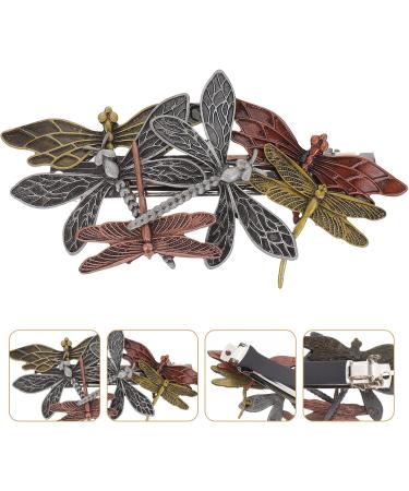 minkissy Punk Barrettes Metal Trim French Decor Wedding Accessories Steampunk Hair Accessories Hair Clip for Women Dragonfly Girls Hair Clamp Hairpin for Girl Retro Barrette Automatic Miss - Buy Online on GoSupps.com