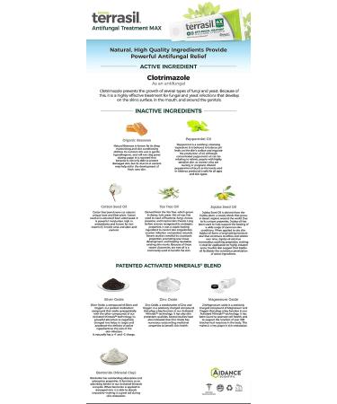 Terrasil Anti-fungal Treatment 50gm Max + Antifungal Cleansing Soap | 6X Faster Healing with Natural Clotrimazole | Soothing Relief for Infections - Buy Online on GoSupps.com