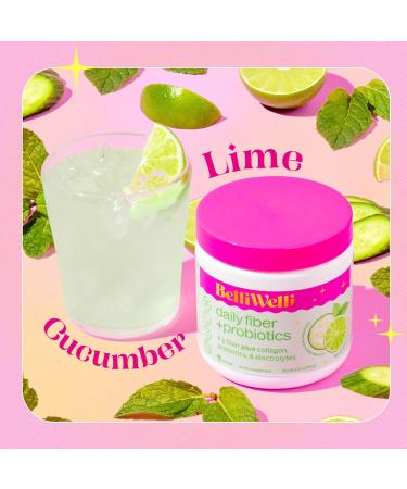 Belli Welli Daily Fiber Supplement Bundle - Cucumber Lime Mint & Watermelon - with Collagen Probiotics & Electrolytes - Refreshing Wellness Flavors 32 Total Servings - Buy Online on GoSupps.com