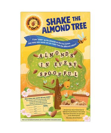 Buy Honey Bunches of Oats with Almonds - Heart Healthy Low Fat Whole Grain Cereal 18 oz - Buy Online on GoSupps.com