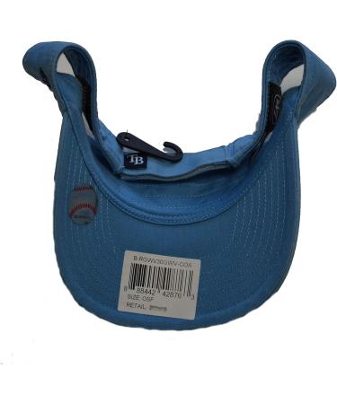 47 Brand Tampa Bay Rays MLB Golf Visor Hat - Columbia Blue | Adjustable One Size - Buy Online on GoSupps.com