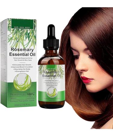  LINGJIONG Rosemary for Hair Growth | Rosemary for Hair Growth | 2.02 FL oz Pure and Natural Organic Rosemary Nourishes Scalp Stimulates Hair Growth - Buy Online on GoSupps.com