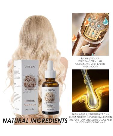 YKOP Hair Growth Serum - Rice Water Formula for Thicker Fuller Faster Hair Growth & Treatment | Nourish & Revitalize Hair - Buy Online on GoSupps.com