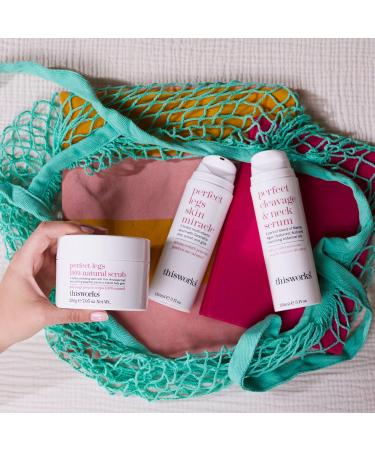 This Works Perfect Legs Body Butter 200ml - Nourishing Body Moisturiser with Geranium and Orange Oils - Hydrating Body Lotion with Shea Butter and Hyaluronic Acid - Buy Online on GoSupps.com