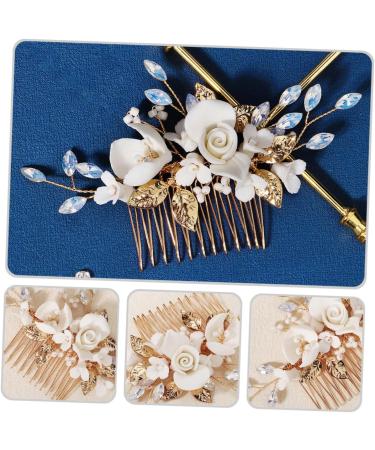 JOINPAYA Bridal Comb Bridal Supplies Ceramics Wedding Bridesmaid - Buy Online on GoSupps.com