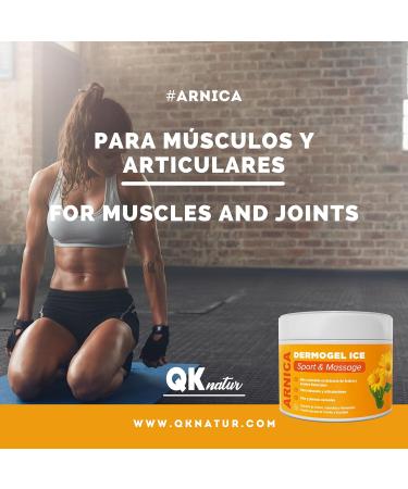 QKnatur - ARNICA MONTANA CREME GEL - Helps relieve and soothe muscle and joint discomfort - High content of Arnica Calendula - Buy Online on GoSupps.com