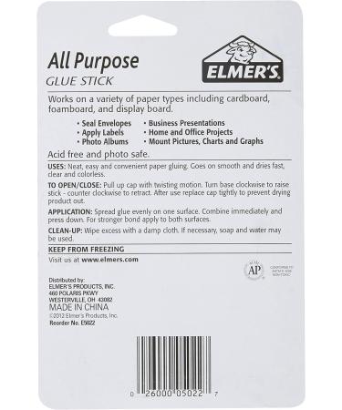 Elmer's All Purpose Glue Sticks  Washable  22 Grams  3 Count - Buy Online on GoSupps.com