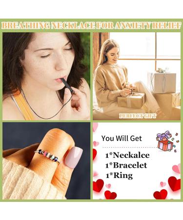 Anxiety Relief Necklace Items Quit/Stop Smoking Aid Breathing Whistles Necklace for Mindful Breathing Stress Relief Meditation Relaxation Calming Down B4:anxiety Relief Items - Buy Online on GoSupps.com