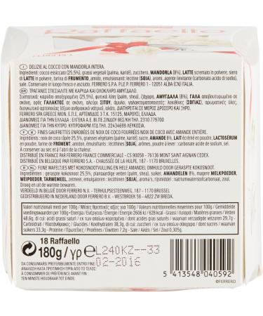 RAFFAELLO Confetteria 18 Gaufrettes 180g - Buy Online on GoSupps.com