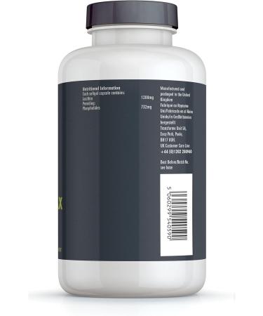 Transforme Lecithin Capsules 1200mg 240 Softgels | Natural Source Phospholipids and Choline | High Strength, Gluten Free - Buy Online on GoSupps.com