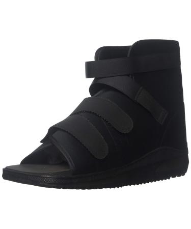 Slimline Cast Boot Black Square-Toe Adult X-Large 1.05 Pound