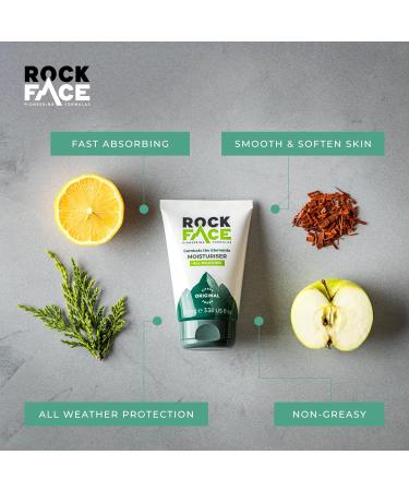 Rockface Men's All-Weather Face Moisturiser - Energising Skin Formula, 100ml - Buy Online on GoSupps.com
