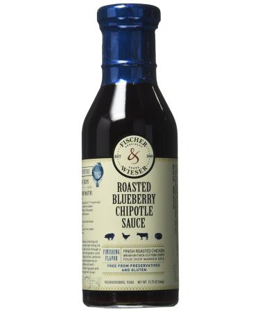 Fischer & Wieser Specialty Foods Chipotle Sauce, Blueberry, 15.75 Ounce