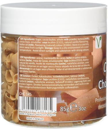 PME Belgian Caramel Chocolate Curls 85 g - Buy Online on GoSupps.com