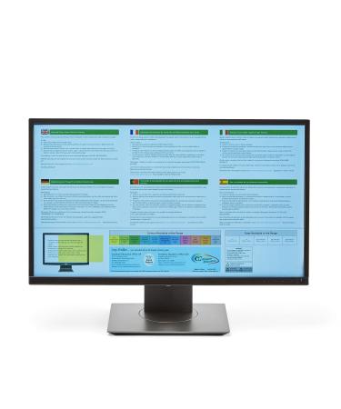 Crossbow Education 24-Inch Widescreen Monitor Overlay - Dyslexia and Visual Stress Friendly (Sky)