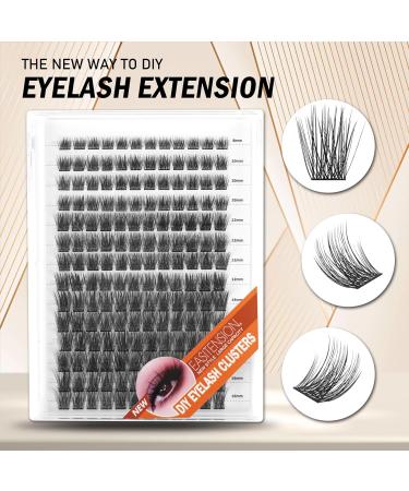 DIY Eyelash Extension Kit - 168 Clusters 3D Effect Natural Lashes for Home Use | Volume MIX - Buy Online on GoSupps.com