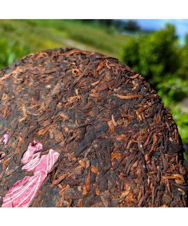 HQZM Selected Palace Golden Bud Puerh Tea Cake Black Tea 357g Old Ancient Tree Ripe Puer Tea - Buy Online on GoSupps.com